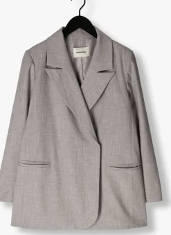 lichtgrijze modström blazer heartmd blazer