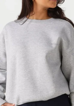 lichtgrijze modström sweater tiamd sweat