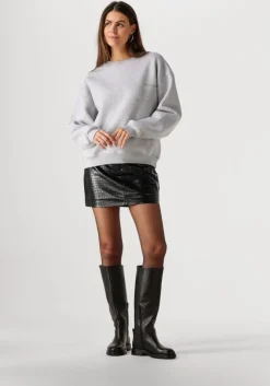 lichtgrijze modström sweater tiamd sweat