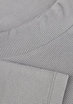 lichtgrijze modström top krown t-shirt