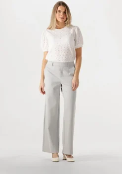 lichtgrijze object pantalon objlisa wide pant