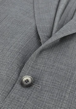 lichtgrijze profuomo colberts jacket halfmoon