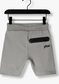 lichtgrijze raizzed korte broek rollan