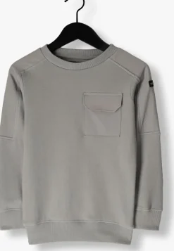 lichtgrijze raizzed sweater nashua