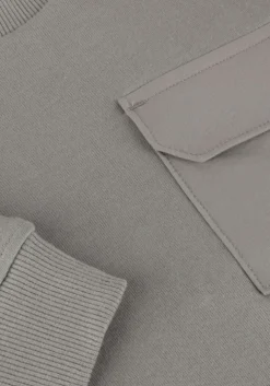 lichtgrijze raizzed sweater nashua