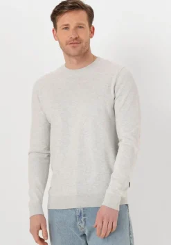 lichtgrijze saint steve trui bart