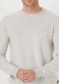 lichtgrijze saint steve trui bart