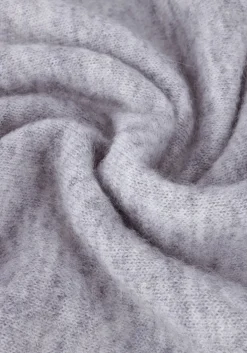 lichtgrijze selected femme trui lulu ls knit o-neck b