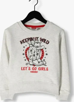 lichtgrijze vingino sweater noah