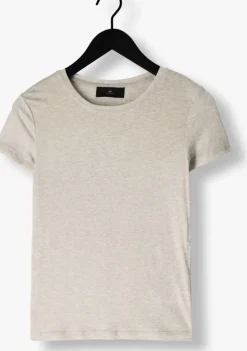 lichtgrijze withblack t-shirt wblheather ss tee