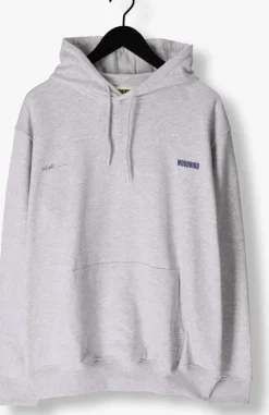 lichtgrijze woodbird sweater wbpacs 8410 hoodie