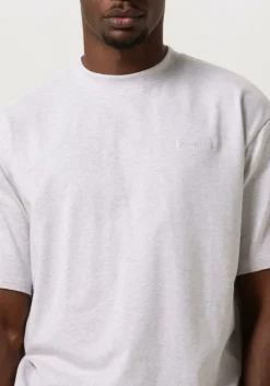 lichtgrijze woodbird t-shirt wbbaine base tee