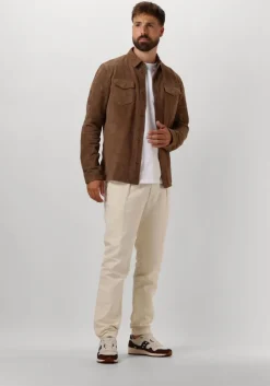 lichtgrijze woodbird t-shirt wbbaine base tee