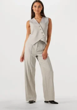 lichtgrijze y.a.s. gilet yasbri waistcoat