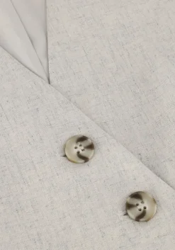 lichtgrijze y.a.s. gilet yasbri waistcoat