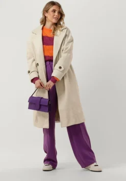 lichtgrijze ydence mantel coat georgia