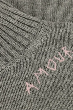 lichtgrijze zadig & voltaire trui x60230