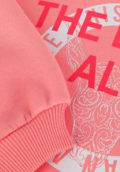 lichtroze alix mini sweater raw edge sweater