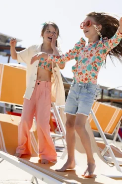 lichtroze ammehoela wijde broek coco