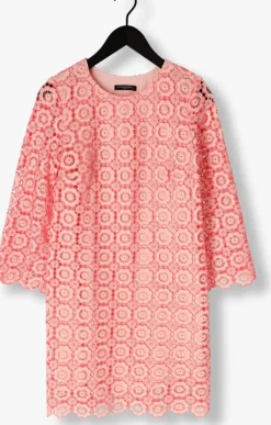 lichtroze ana alcazar midi jurk dress sleeves 041097-3635