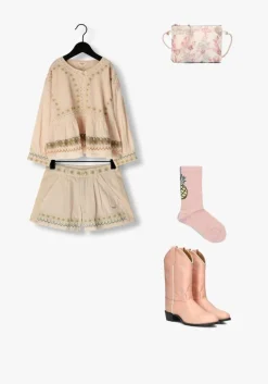 lichtroze baje studio korte broek ovaia