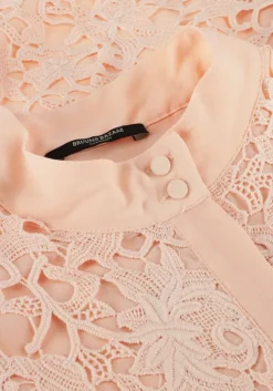 lichtroze bruuns bazaar midi jurk philly dress