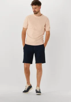 lichtroze cast iron t-shirt cotton blend slub