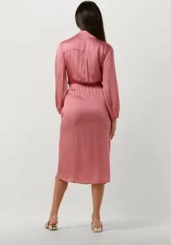 lichtroze ibana midi jurk dayen