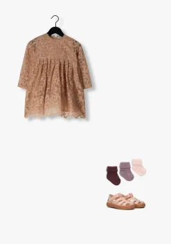 lichtroze lil' atelier jurken nmfroseli ls loose dress lil