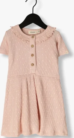 lichtroze lil' atelier mini jurk nmffiducia ss dress lil