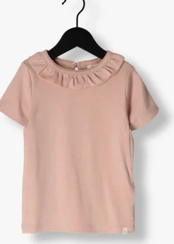 lichtroze lil' atelier t-shirt nmflalo tan ss slim top lil
