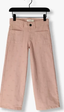 lichtroze lil' atelier wijde broek nmflamina wide twi pant 4018-ck lil