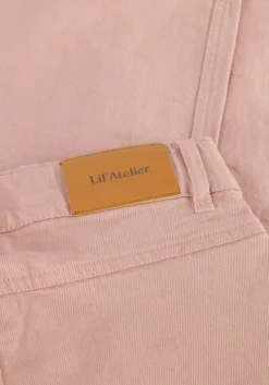 lichtroze lil' atelier wijde broek nmflamina wide twi pant 4018-ck lil