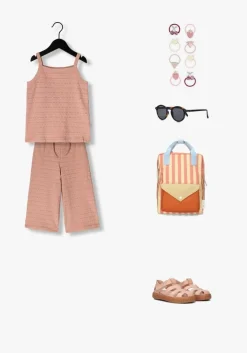 lichtroze lil' atelier wijde broek nmfjamla culotte pant lil