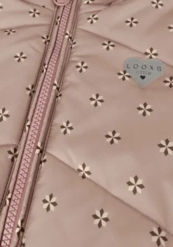 lichtroze looxs little gewatteerde jas 2331-7241-761