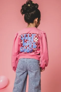 lichtroze looxs little sweater 2501-7309