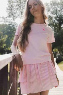 lichtroze looxs 10sixteen t-shirt 2512-5431