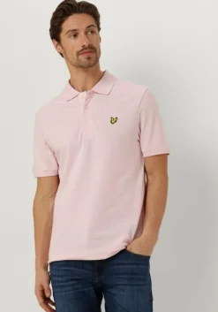 lichtroze lyle & scott polo plain polo shirt