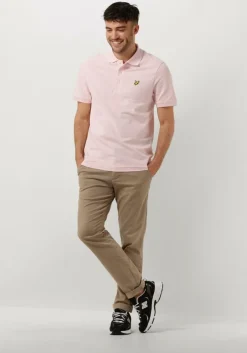 lichtroze lyle & scott polo plain polo shirt