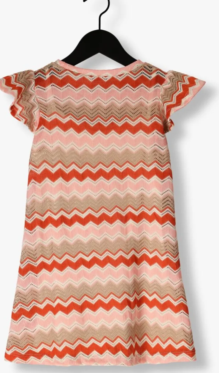 lichtroze mayoral mini jurk knitted dress