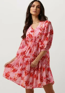 lichtroze moliin mini jurk maria