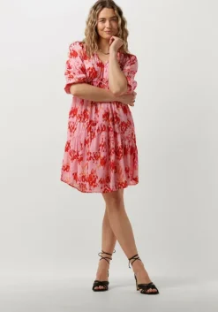 lichtroze moliin mini jurk maria