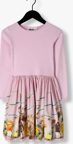 lichtroze molo mini jurk casie