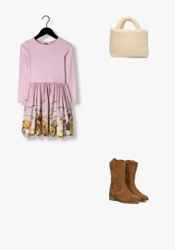 lichtroze molo mini jurk casie