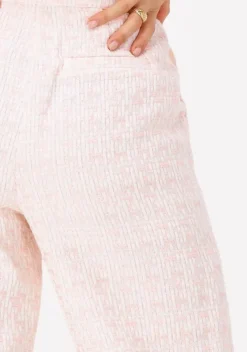 lichtroze na-kd pantalon tweed suit pants