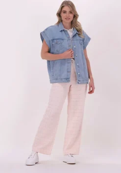 lichtroze na-kd pantalon tweed suit pants