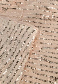 lichtroze neo noir minirok miva sequins skirt