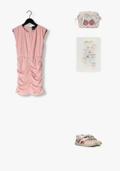 lichtroze nik & nik mini jurk sandra dress