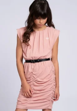 lichtroze nik & nik mini jurk sandra dress