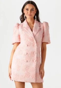 lichtroze notre-v mini jurk nv-fallon